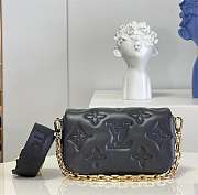 Louis Vuitton | Wallet On Strap Bubblegram M81398  - 1