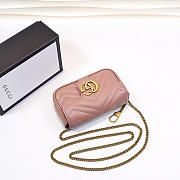 Gucci | GG Marmont Matelassé Leather Super Mini Bag 476433 Dusty Pink - 6