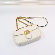 Gucci | GG Marmont Matelassé Mini Bag ‎446744 White - 5