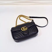 Gucci | GG Marmont Matelassé Mini Bag ‎446744 Black - 6