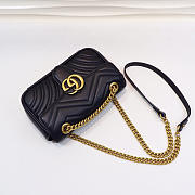 Gucci | GG Marmont Matelassé Mini Bag ‎446744 Black - 5