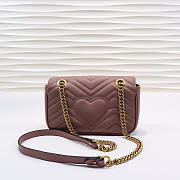 Gucci | GG Marmont Matelassé Mini Bag ‎446744 Dusty Pink - 4
