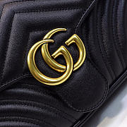 Gucci | GG Marmont Small Matelassé Shoulder Bag ‎443497 Black - 2