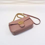 Gucci | GG Marmont Small Matelassé Shoulder Bag ‎443497 Dusty Pink - 6