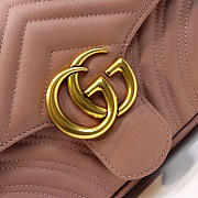 Gucci | GG Marmont Small Matelassé Shoulder Bag ‎443497 Dusty Pink - 2