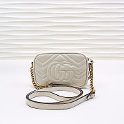 Gucci | GG Marmont Matelassé Mini Bag 448065 White - 6