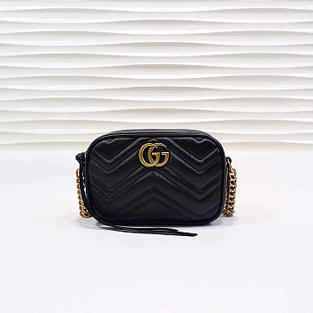 Gucci | GG Marmont Matelassé Mini Bag 448065 Black