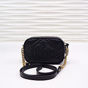 Gucci | GG Marmont Matelassé Mini Bag 448065 Black - 5