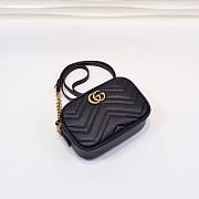 Gucci | GG Marmont Matelassé Mini Bag 448065 Black - 4