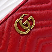 Gucci | GG Marmont Matelassé Mini Bag 448065 Red - 2