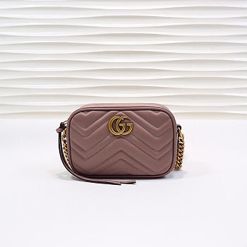 Gucci | GG Marmont Matelassé Mini Bag 448065 Dusty Pink