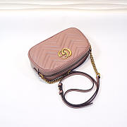 Gucci | GG Marmont Small Matelassé Shoulder Bag 447632 Dusty Pink - 5