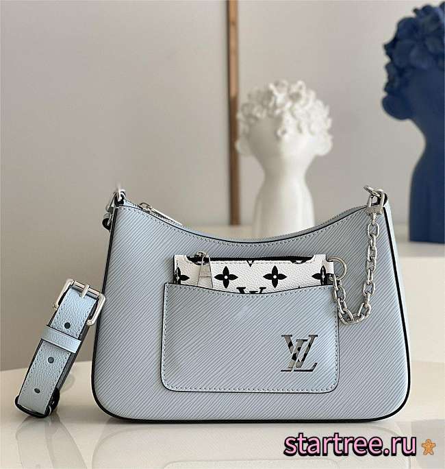 Louis Vuitton | Marelle Epi Quartz Blue Leather Handbag M80688 - 1