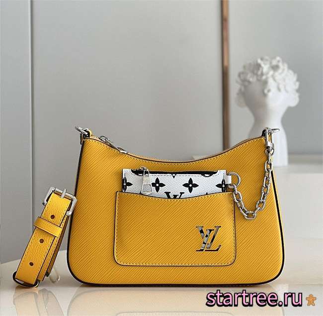 Louis Vuitton | Marelle Epi Quartz Yellow Leather Handbag M80688  - 1