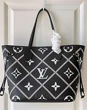 Louis Vuitton | Neverfull MM M46040 Black - 6