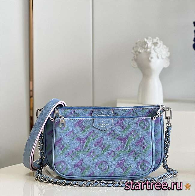 Louis Vuitton | Multi Pochette Accessoires M46093  Blue - 1