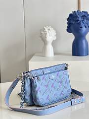 Louis Vuitton | Multi Pochette Accessoires M46093  Blue - 6