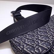 Dior | Black Saddle Oblique Jacquard - 3