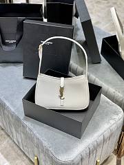 YSL | Le 5 À 7 Hobo Bag In Smooth Leather White - 1