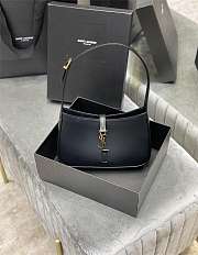 YSL | Le 5 À 7 Hobo Bag In Smooth Leather Black - 1