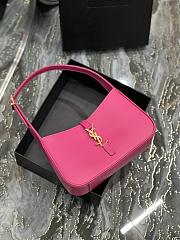 YSL | Le 5 À 7 Hobo Bag In Smooth Leather Bubblegum - 6