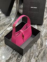 YSL | Le 5 À 7 Hobo Bag In Smooth Leather Bubblegum - 5