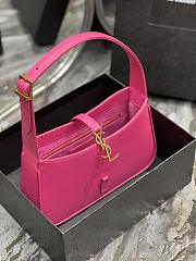 YSL | Le 5 À 7 Hobo Bag In Smooth Leather Bubblegum - 3