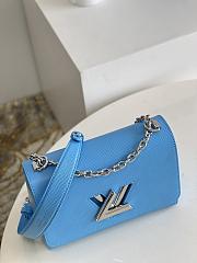 Louis Vuitton | Twist MM Handbag M20802 Blue - 4
