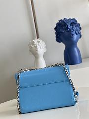 Louis Vuitton | Twist MM Handbag M20802 Blue - 5
