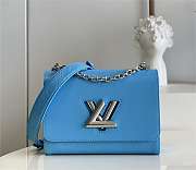 Louis Vuitton | Twist MM Handbag M20802 Blue - 1