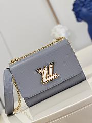 Louis Vuitton | Twist MM Handbag M59218 Grey - 3