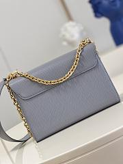 Louis Vuitton | Twist MM Handbag M59218 Grey - 5