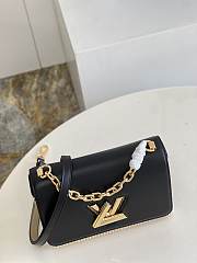 Louis Vuitton | Twist MM Handbag M57648 Black - 6