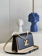 Louis Vuitton | Twist MM Handbag M57648 Black - 5