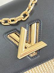 Louis Vuitton | Twist MM Handbag M57648 Black - 2