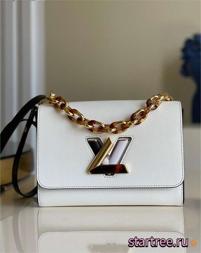 Louis Vuitton | Twist MM Handbag M58715 White - 1