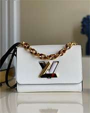 Louis Vuitton | Twist MM Handbag M58715 White - 1