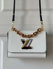 Louis Vuitton | Twist MM Handbag M58715 White - 2