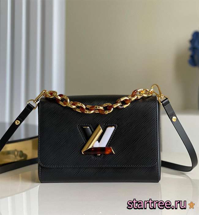 Louis Vuitton | Twist MM Handbag M58715 Black - 1