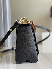 Louis Vuitton | Twist MM Handbag M58715 Black - 6