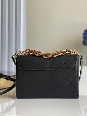 Louis Vuitton | Twist MM Handbag M58715 Black - 5