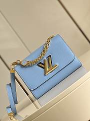 Louis Vuitton | Twist PM Handbag M50282 Blue - 4