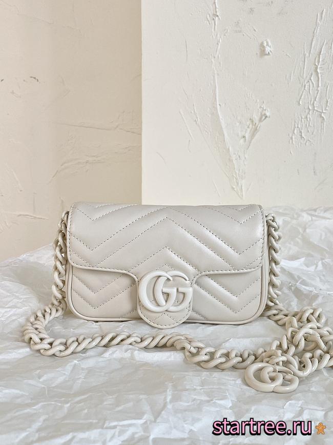 Gucci | GG Marmont Belt Bag 699757 White - 1