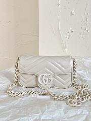 Gucci | GG Marmont Belt Bag 699757 White - 1