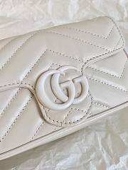 Gucci | GG Marmont Belt Bag 699757 White - 3