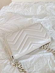 Gucci | GG Marmont Belt Bag 699757 White - 6