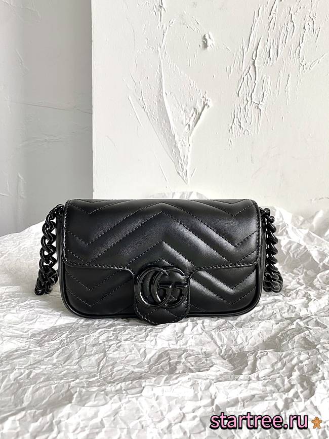 Gucci | GG Marmont Belt Bag 699757 Black - 1