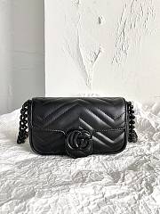Gucci | GG Marmont Belt Bag 699757 Black - 1