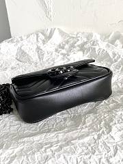 Gucci | GG Marmont Belt Bag 699757 Black - 2