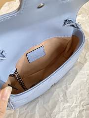 Gucci | GG Marmont Belt Bag 699757 Blue - 6